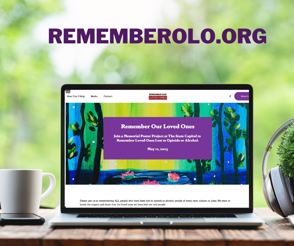 image of the website rememberolo.org on a computer - click image to go to website